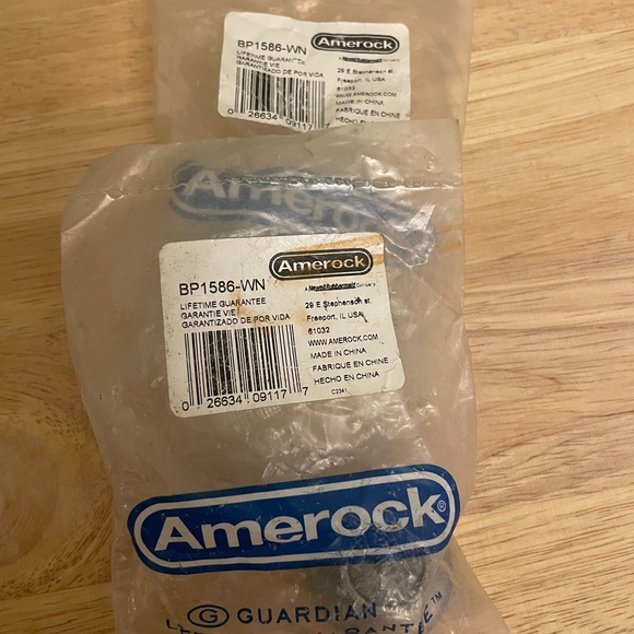 Set Of 2 NEW Amerock 1-1/4 Weathered Nickel Inspiration Knob 1"  BP1586WN - Picture 2 of 3